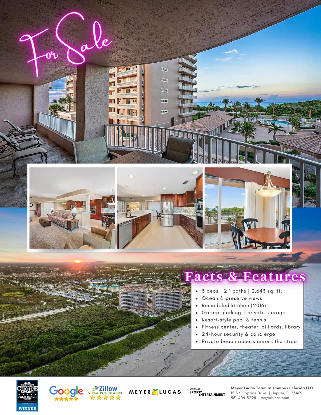 Ocean Royale listing slick, back